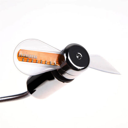Flexible Mini Fan LED Clock