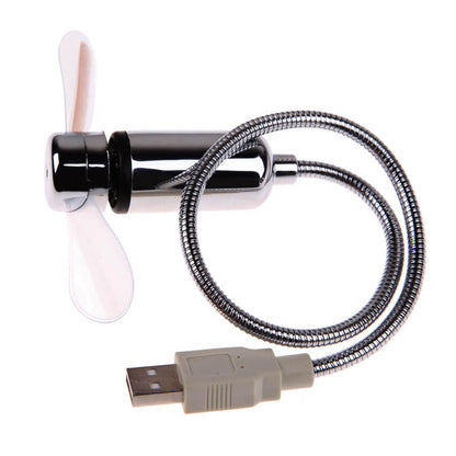 Flexible Mini Fan LED Clock