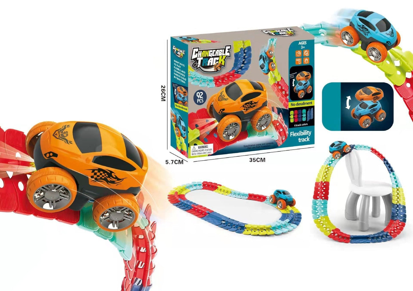 Flexible Race Track Set