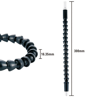 Flexible drill extension set