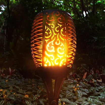 Flickering Flame Solar Torches