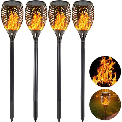 Flickering Flame Solar Torches