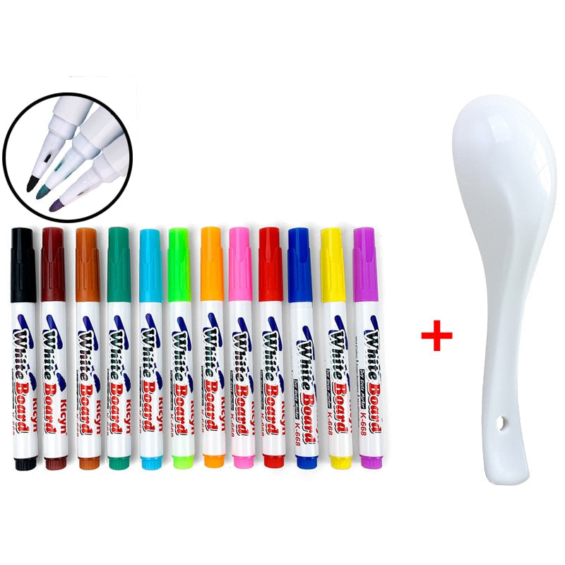 Floating Marker Pens (Pack of 8)