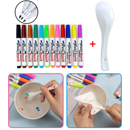 Floating Marker Pens (Pack of 8)