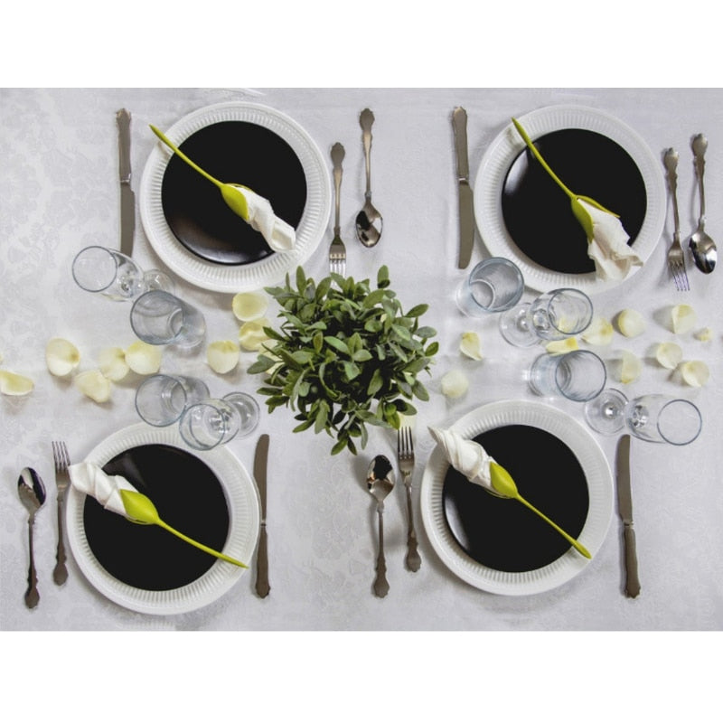 Flowered napkin holder