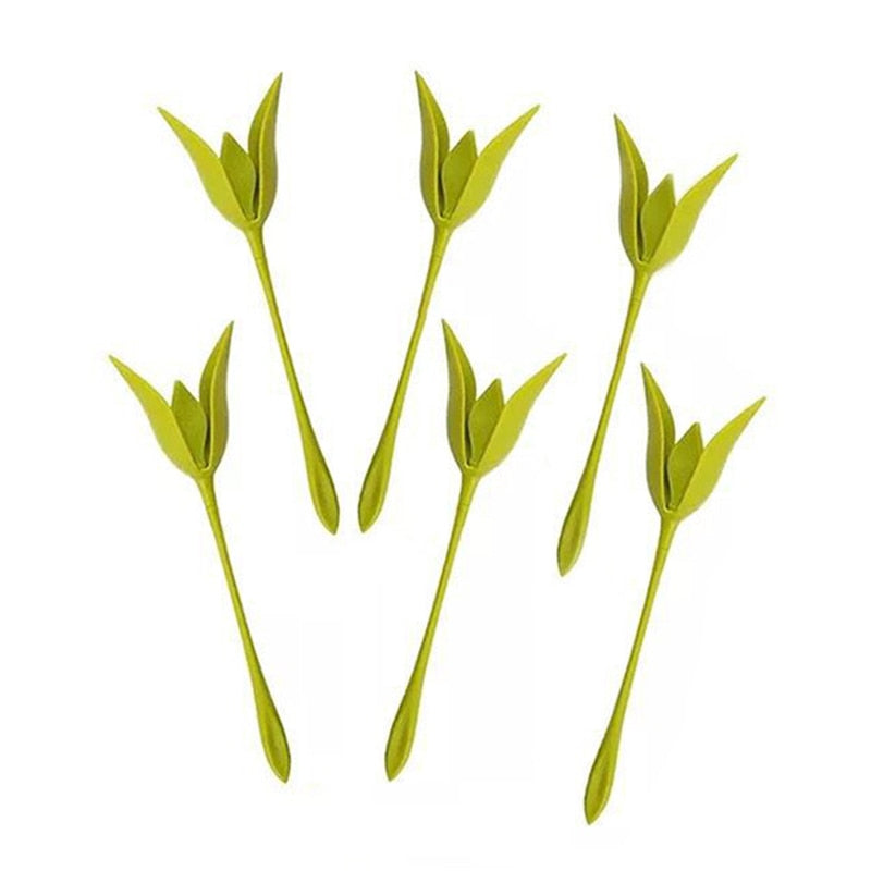 Flowered napkin holder