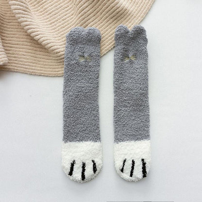 Fluffy Paw Socks