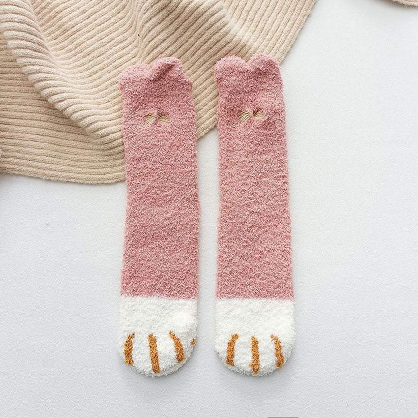Fluffy Paw Socks