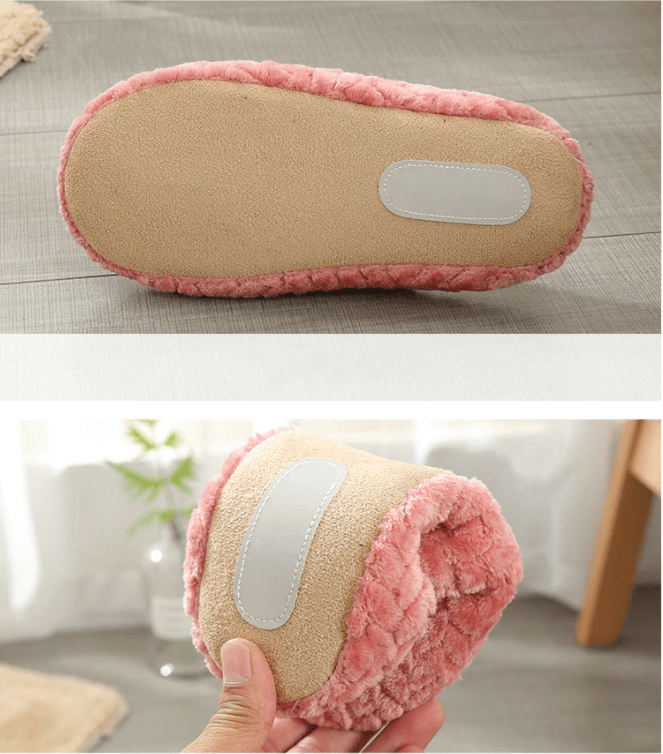 Fluffy slippers
