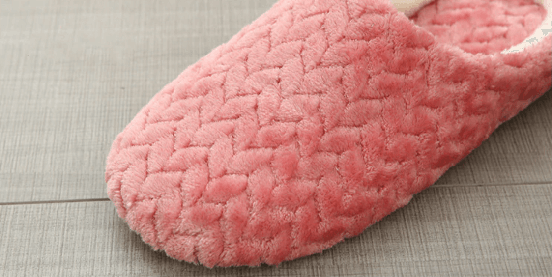 Fluffy slippers