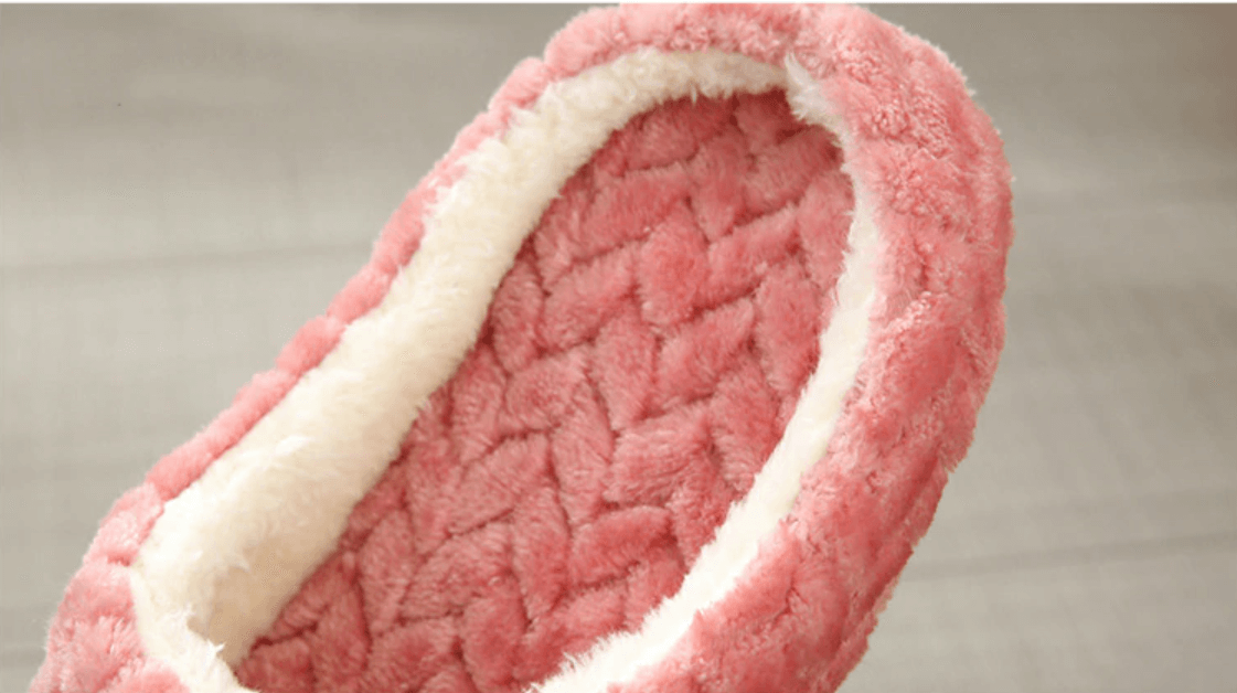 Fluffy slippers