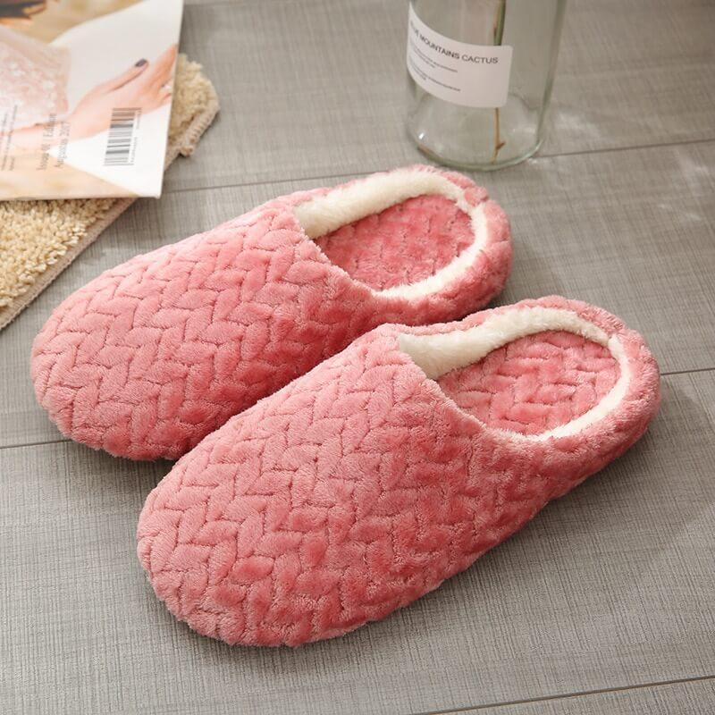 Fluffy slippers