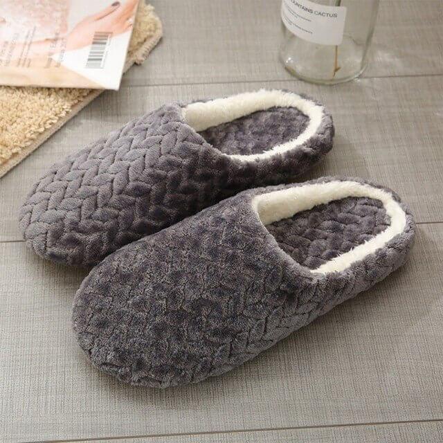 Fluffy slippers