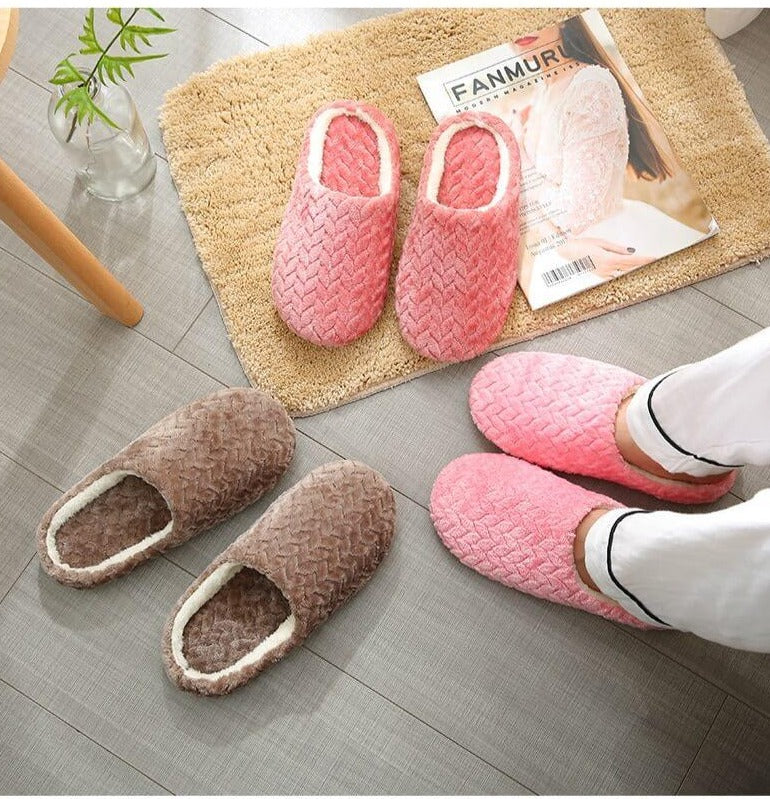 Fluffy slippers
