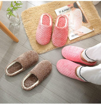Fluffy slippers