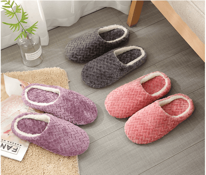 Fluffy slippers