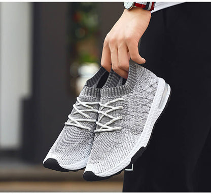 Fly-knitted Breathable Men's Sneakers