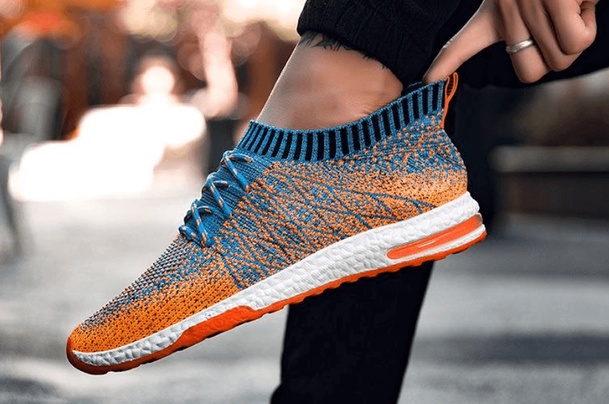 Fly-knitted Breathable Men's Sneakers