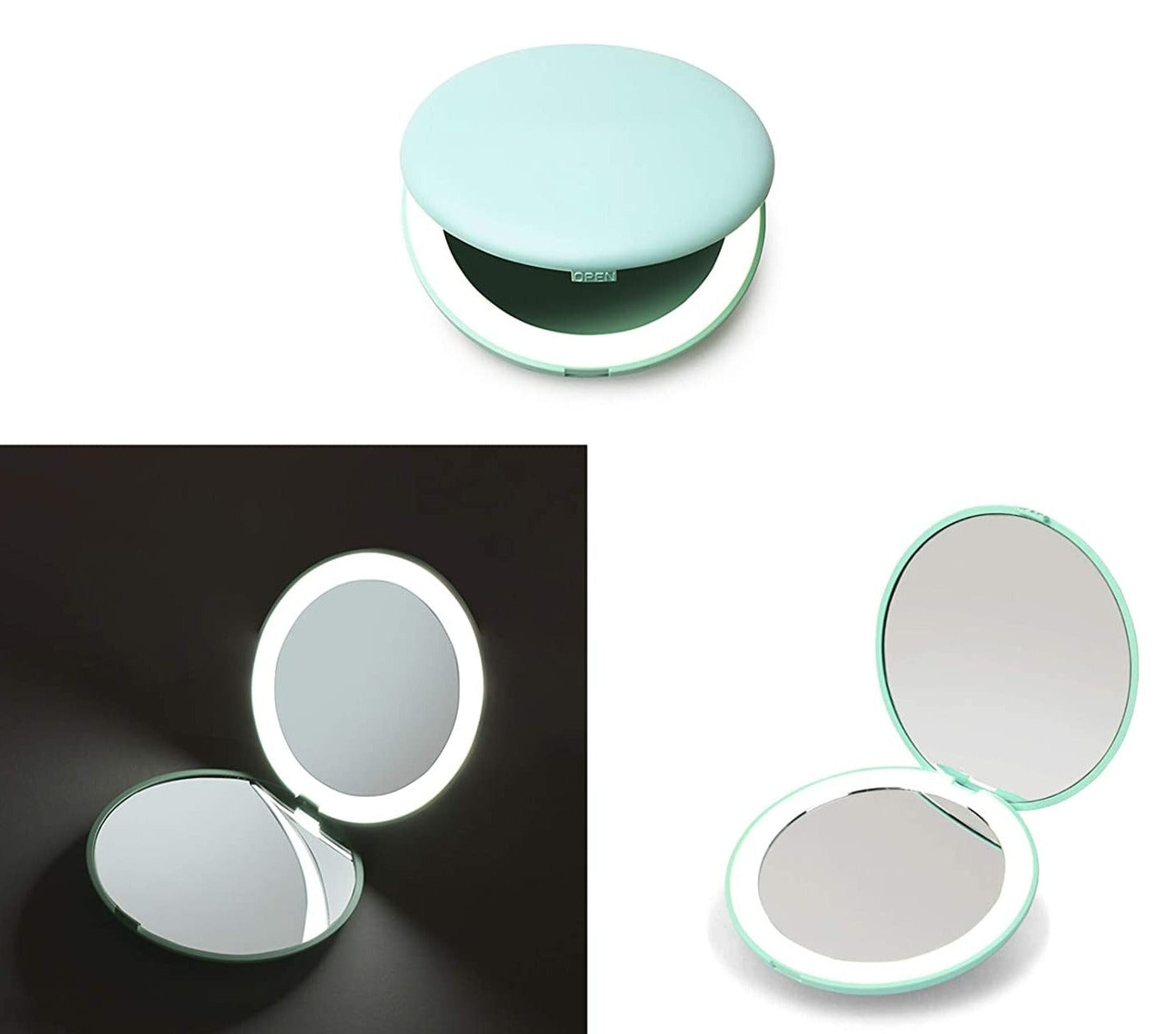 Foldable LED Beauty Mirror