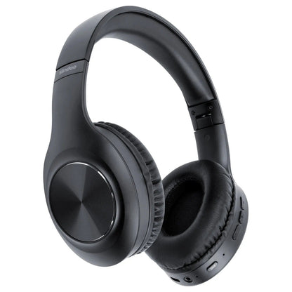 Foldable wireless headphones with active noice cancellation and microphone