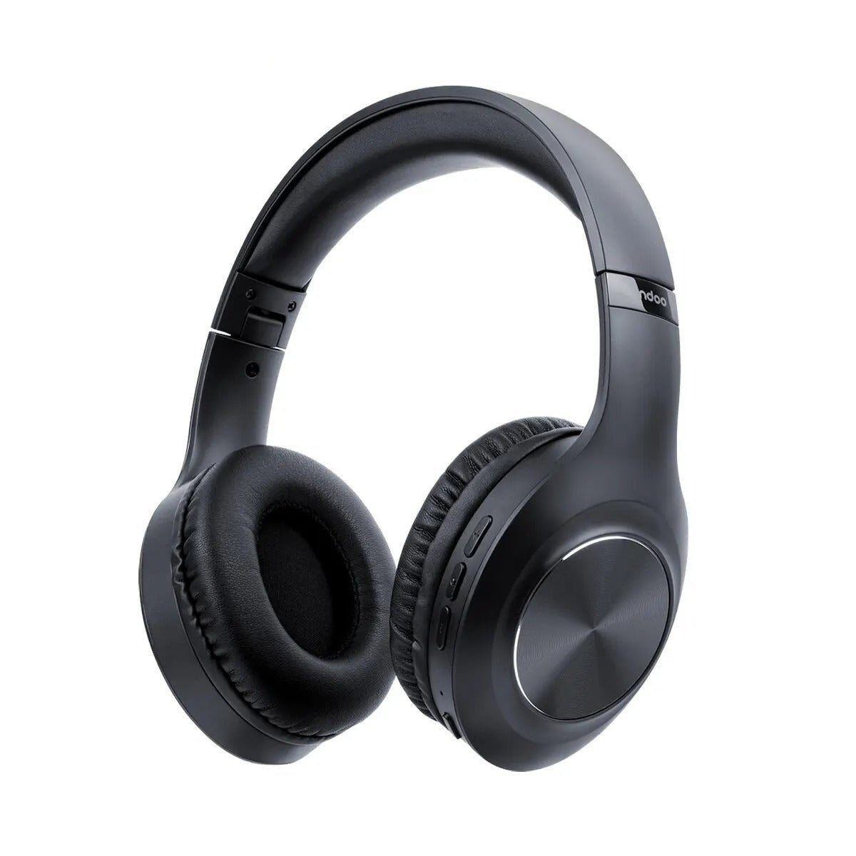 Foldable wireless headphones with active noice cancellation and microphone