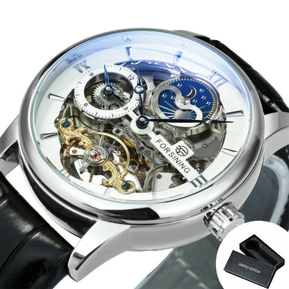 Forsining Men's Skeleton Watch