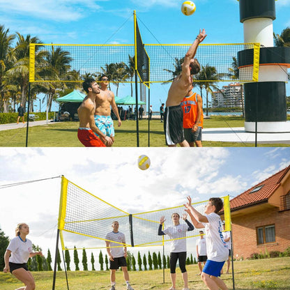 Four-sided Cross Volleyball Net