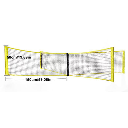 Four-sided Cross Volleyball Net