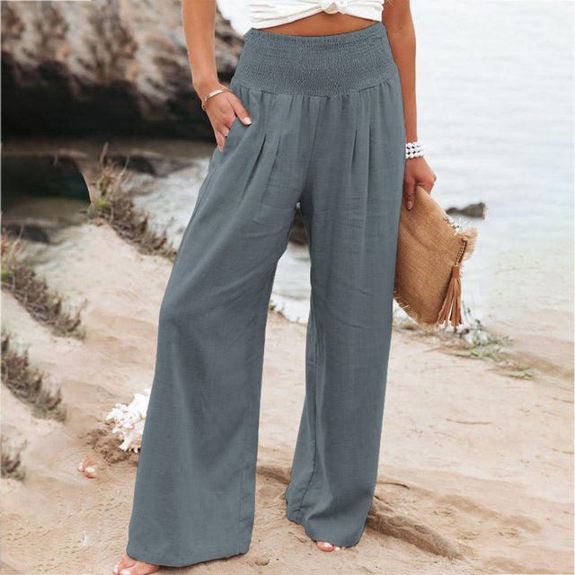 Women's trousers Tropical Airy With Elastic Band Breathable Material