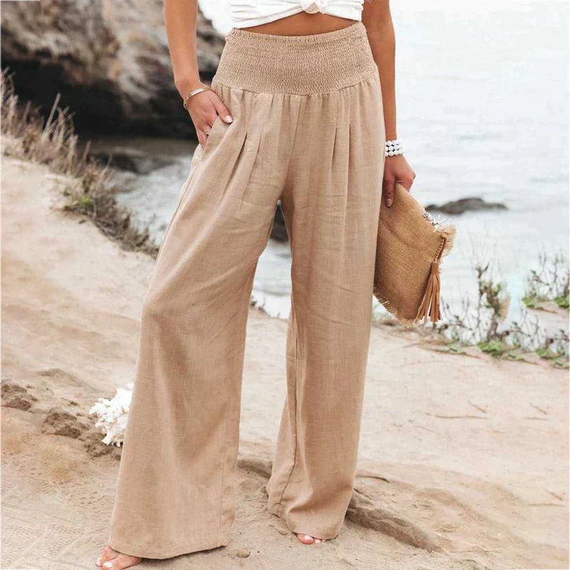 Women's trousers Tropical Airy With Elastic Band Breathable Material