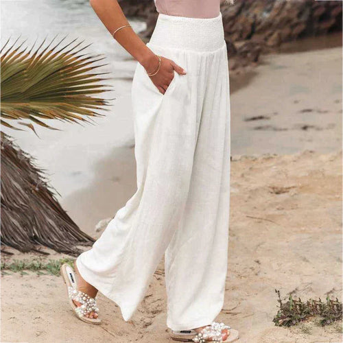 Women's trousers Tropical Airy With Elastic Band Breathable Material