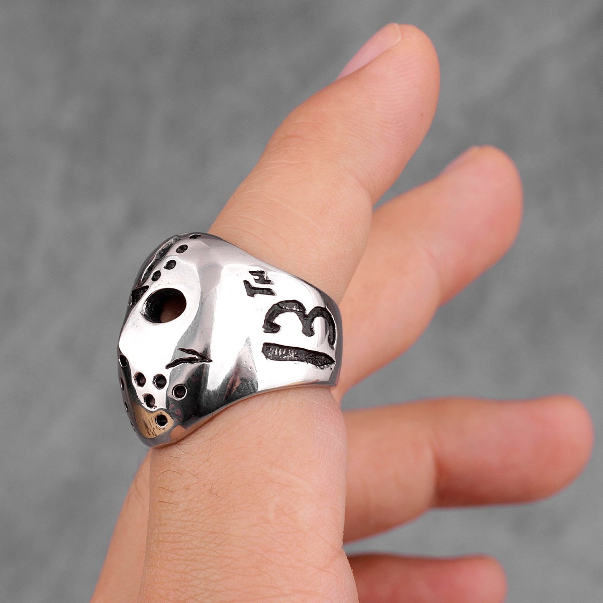 Friday 13th Jason Mask Ring