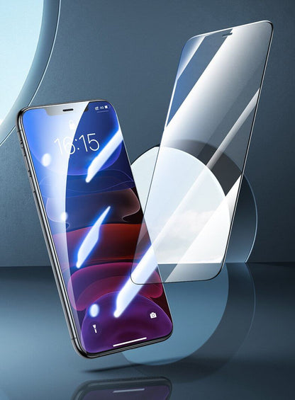 Full Coverage Tempered Glass for iPhone | 1+2 Free