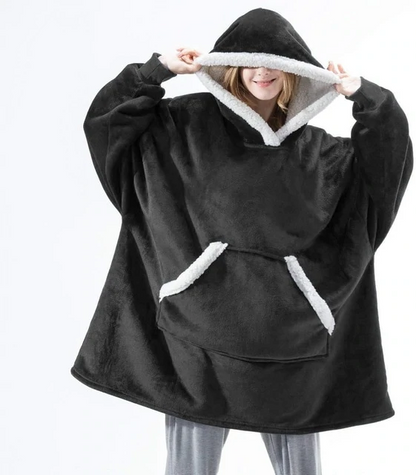 Furry Hoodie Blanket