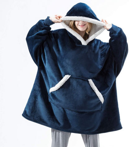 Furry Hoodie Blanket