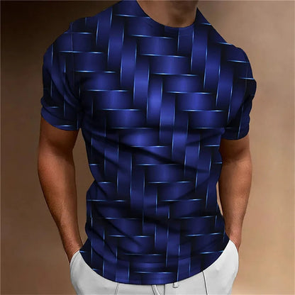 Geometric 3D Men's T-shirt