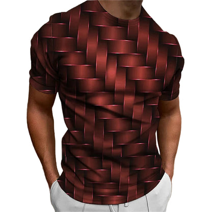 Geometric 3D Men's T-shirt