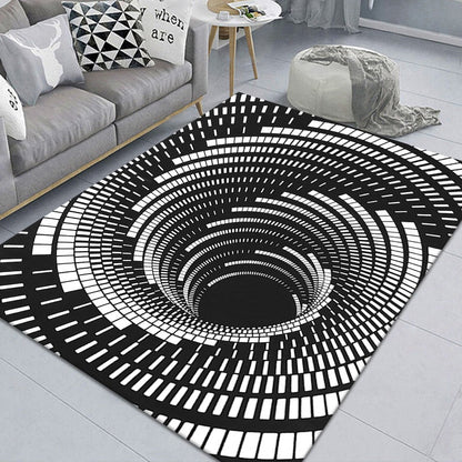 Geometric illusion blanket