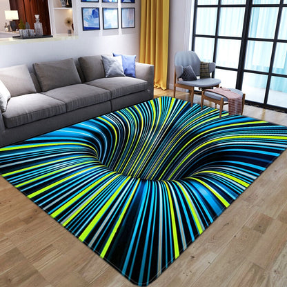 Geometric illusion blanket