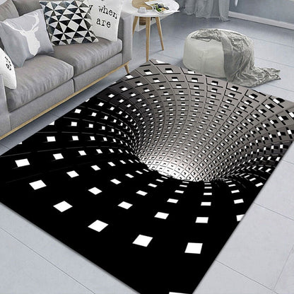 Geometric illusion blanket