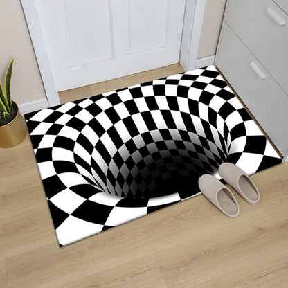 Geometric illusion blanket