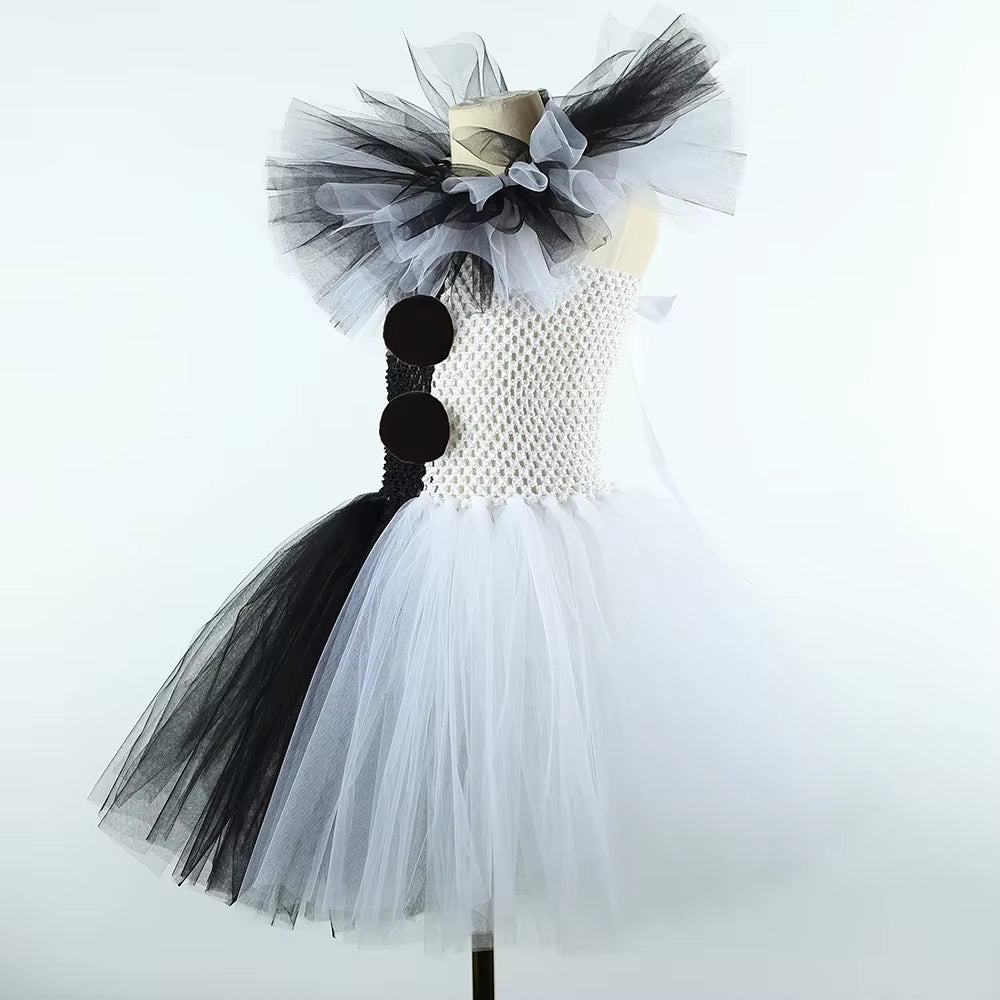 Girls' Clown Costume Tutu Dress for Halloween Party 3