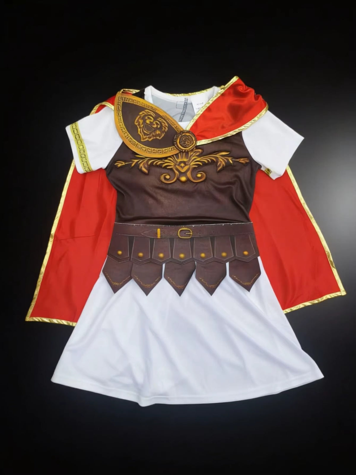 Girls' Roman Gladiator Warrior Princess Costume Set 1