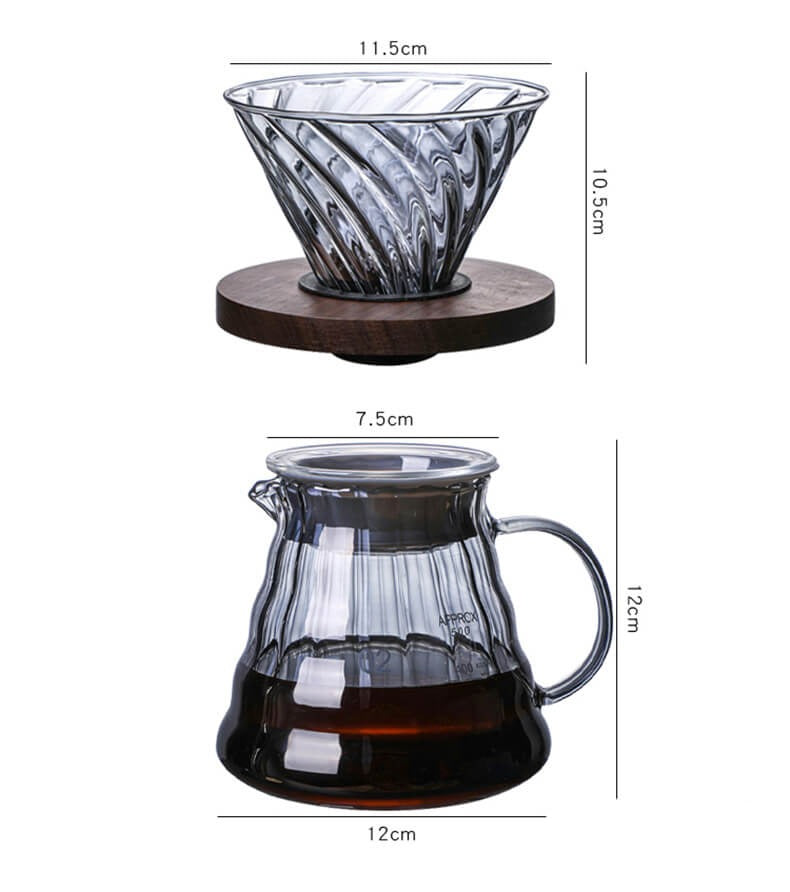 Glass Coffee Dropper Set