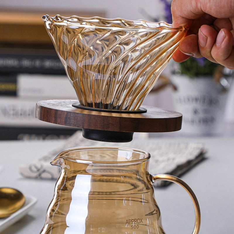 Glass Coffee Dropper Set