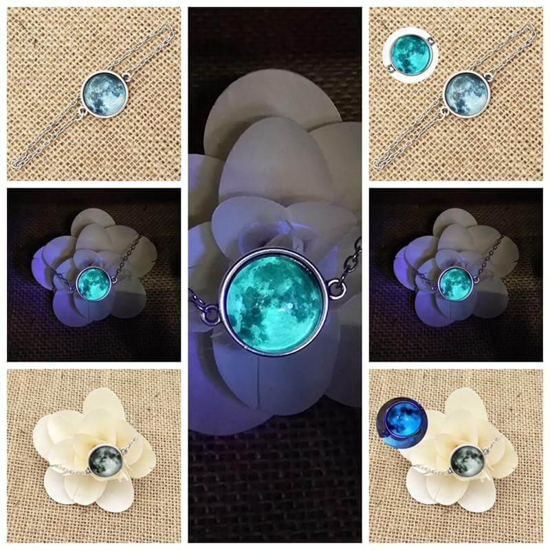 Glow In The Dark Moon Bracelet