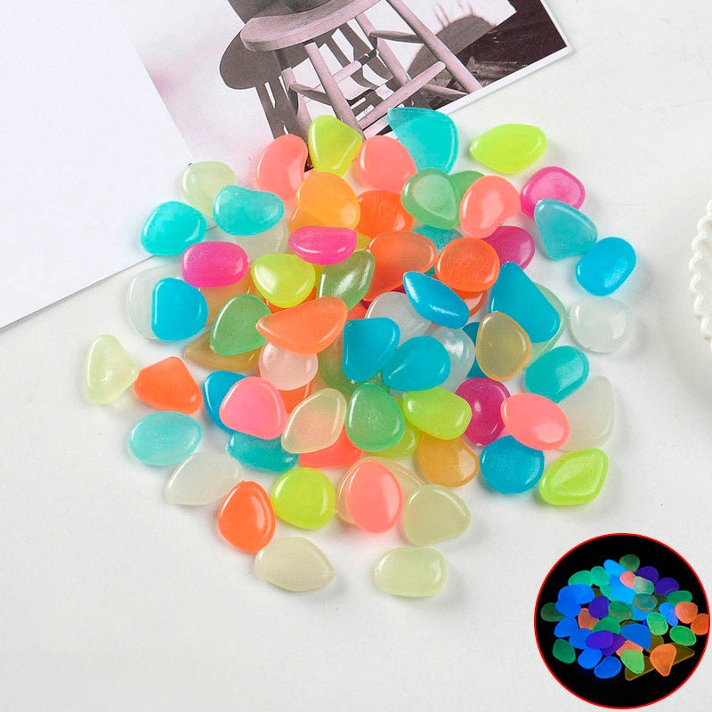Glow in the Dark Garden Stones
