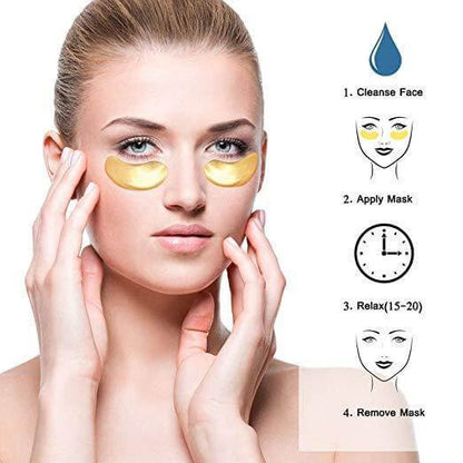 Gold Crystal Collagen Eye Mask