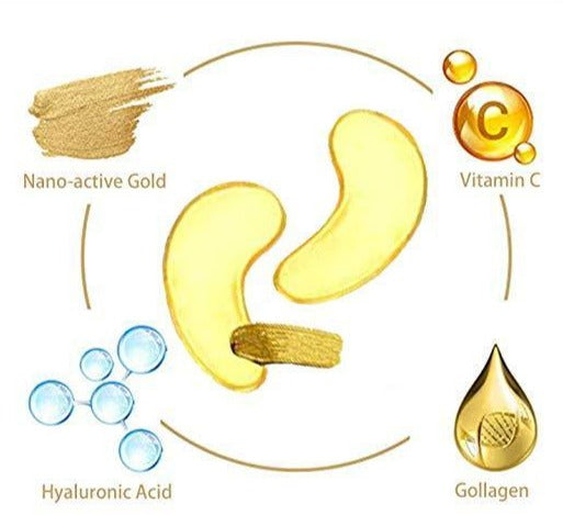 Gold Crystal Collagen Eye Mask