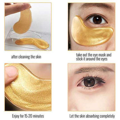 Gold Crystal Collagen Eye Mask